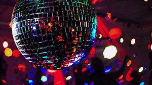 Download Disco Ball Seen Background for free