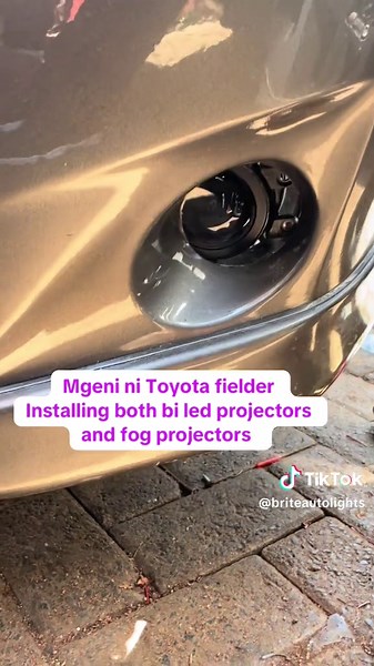 Installing Bi LED Projectors on Toyota Fielder