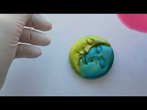 FROZEN PAINT MIXING: THE SUN AND THE MOON