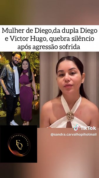 Agressões Reveladas: Mulher de Diego e Victor Hugo