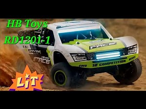 HB Toys RD1201-1 1/12th scale 4wd short course truck unboxing video
