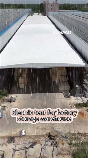 Upgrade Your Factory or Warehouse With a Electric Retractable Tent!