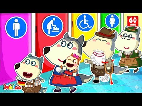 Wolfoo Geschichte 🐺 Welche Toilette ist für das Baby geeignet? 🚽 Lustige Cartoons für Kinder