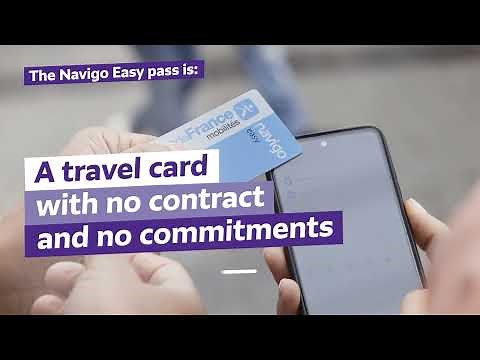 Use the Navigo Easy Pass to store all your tickets