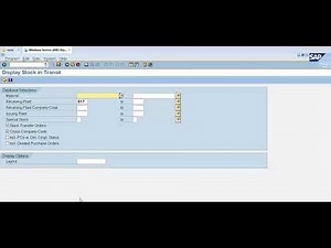 How To Generate Goods In Transit (GIT) Report In SAP | SAP Goods In Transit Report | SAP MB5T