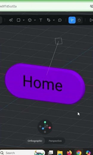 How to Create a 3D Home Button in Spline (Easy Beginner Tutorial) 🚀#aitools #techtools #spline #3d