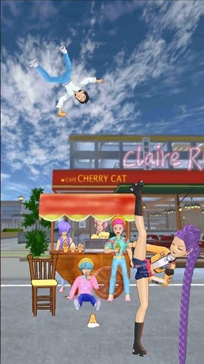 Bad Rumi Does Military Dance Trend SAKURA SquidGame #sakuraschoolsimulator #shorts #sakura #ytshorts