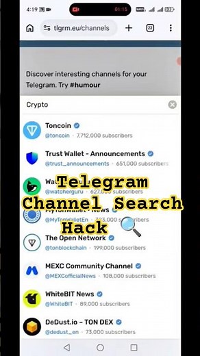 Find Unlimited Telegram Channels in Seconds!
