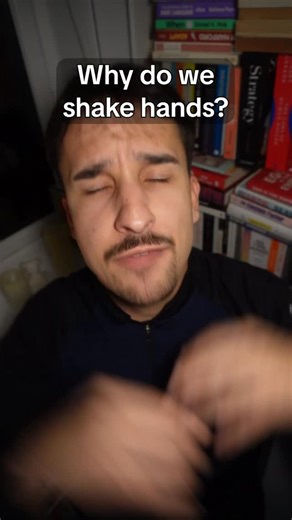 AJ on Instagram: "The handshake began as a gesture of peace — not politeness. 🤝⚔️ It wasn’t always a greeting. In ancient times, extending your right hand showed you weren’t holding a weapon. It was a silent signal: I come in peace. The earliest known handshake dates back to 9th century BCE, carved into stone by Assyrian kings. Ancient Greeks used it to seal deals and swear oaths — they called it dexiosis, meaning “taking the right hand.” By the Middle Ages, knights would shake hands to dislodg