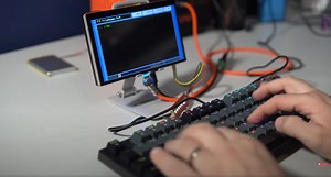 ESP32 Hosts A USB Keyboard In This Typewriter