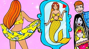 1.1M views · 22K reactions | Paper Dolls Dress Up - My Friend is a Mermaid Dress Handmade - Fairy Tales #100 | Beauty Paper Dolls | Facebook