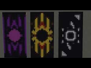 Cool Minecraft Custom Shield Designs.