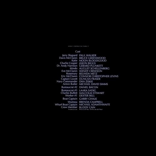 Eight Below End Credits (Speed Up as if it was on a time limit on a TV Station)