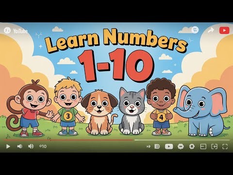 Learn to Count 1–10 | Easy Numbers for Kids