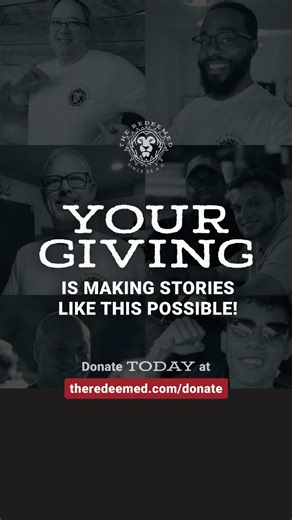 Giving Tuesday is next week! Every story tells of God’s grace at work. 🙌 Men finding freedom, families being restored, hearts being renewed, that’s the impact of The Redeemed. This Giving Tuesday, you can help make more stories like these possible. Your generosity fuels life change and gives men the hope found only in Christ. Every gift, big or small, helps men walk in freedom. 📅 Give here: theredeemed.com/donate Let’s make this Giving Tuesday about transformation that lasts. #GivingTuesday #Y
