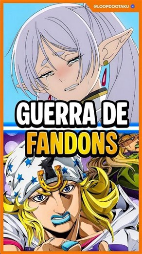 Has a war started between Frieren and Jojo fans? 😂