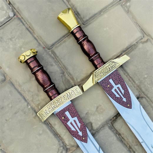 Custom Handmade Percy Jackson Riptide Sword | Greek Hero Stainless Steel Fantasy Sword for Fans - Etsy