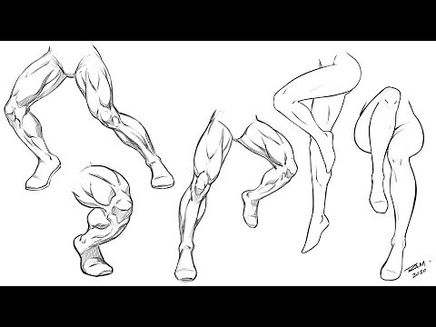 How to Draw Male and Female Legs - Practice Activity!!