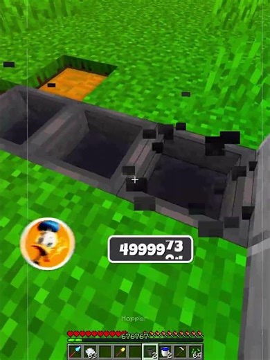 Minecraft When You Need A Automatic Crop Farm...🤯 (Falling Down) #minecraft #shorts