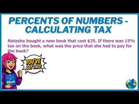 Percents Of Numbers - Calculating Tax