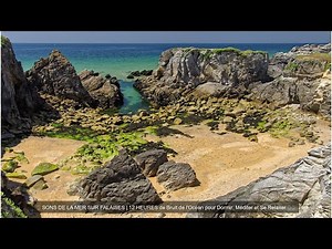 🌊 SONS DE LA MER SUR FALAISES | 12 HEURES de Bruit de l'Océan pour Dormir, Méditer et Se Relaxer 🏖️