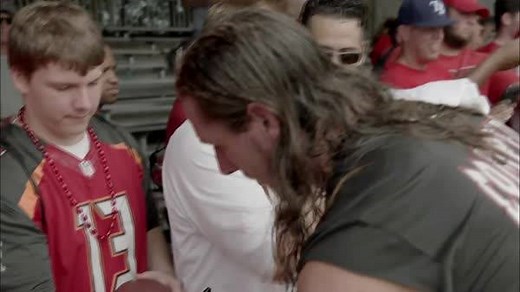 412K views · 3.4K reactions | Tampa Bay Buccaneers LB Riley Bullough was activated to the team's active roster yesterday. Remembering how "Joe Dirt" became a #HardKnocks favorite.  | NFL | Facebook