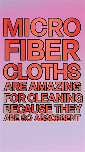 Why You Should Clean With Micro Fiber Cloths 😎 #cleaningtipsandtricks #cleaningtipsandhacks #MicrofiberCleaning | Clean My Space