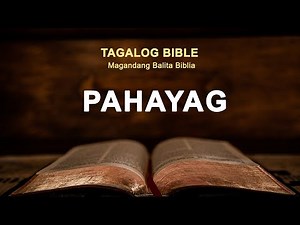 (27) Tagalog Bible – PAHAYAG (Revelation) - New Testament - Magandang Balita Biblia, Audio Bible