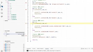 顺序表Sequential List之例子函数单步