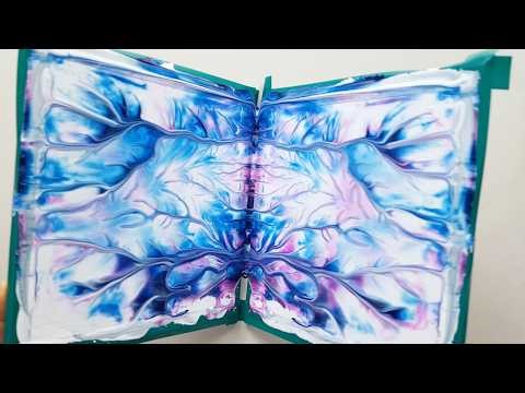 (1090) 2 Types of Decalcomania Painting Technique | Just Acrylic Paint & Water | Designer Gemma77