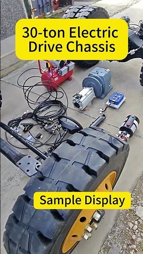 30-Ton Electric Truck Chassis Revealed ⚙️ | Power Meets Engineering #evtrucks