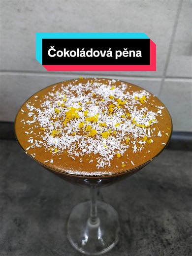 Recept na čokoládovou pěnu k Vánocům