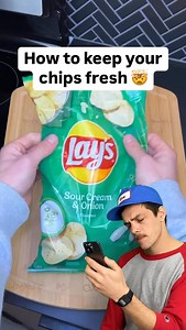 8.9K views · 91 reactions | Keep Chips Fresh Hack Tired of chip bags popping open? This no-clip chip bag hack actually works and keeps your snacks sealed tight. @traderjoes #BenTested #lifehack #kitchenhack #chipbaghack #diyhack #snackhack #viralhack #howtotuesday | Ben Tested | Facebook