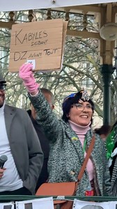 62K views · 1.3K reactions | « Mon village en région kabyle revendique toujours d’être algérien avant tout », lance une participante à la manifestation de ce dimanche 14 décembre 2025, Place de la Nation à Paris, en soutien à l’unité nationale. #algerie #algeria #viralvideos #foryou #الجزائر | LeLien | Facebook