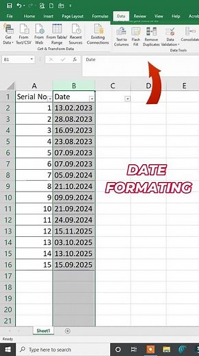 Convert Text to Date in Excel | Date Formatting Made Easy | Excel with Harry #excel #exceltutorial