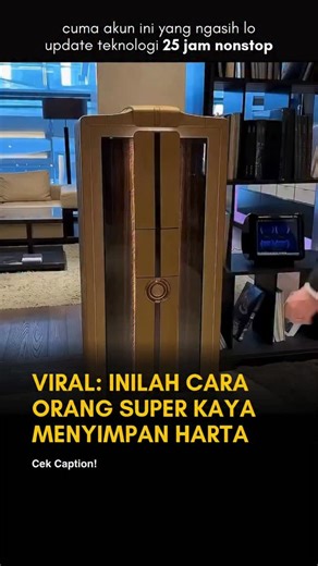 Mada Wafa | AI, Science, dan Teknologi Terbaru on Instagram: "Brankas jam tangan mewah dengan teknologi biometrik, kode digital berlapis, dan armor plating kini menjadi investasi wajib bagi ultra-wealthy collectors worldwide. Sistem ini bukan hanya soal keamanan—tapi preservation of value. Di dalamnya, setiap timepiece senilai ratusan juta hingga miliaran rupiah diletakkan dalam automatic winder. Device canggih ini terus memutar jam secara presisi, menjaga mekanisme internal tetap aktif seolah-o
