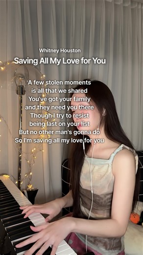 Saving All My Love for You - Whitney Houston | Duet with me! #whitneyhouston #savingallmyloveforyou #pianokaraoke #duetwithme #lyrics