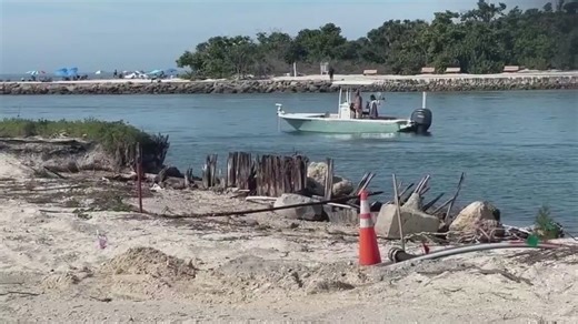Efforts to repair South Venice Jetty