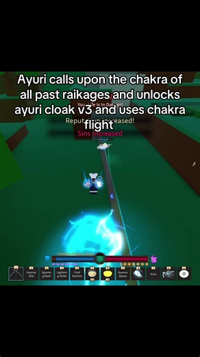 Ayuri Unlocks Ayuri Cloak V3 & Chakra Flight | Roblox Naruto Bloodlines