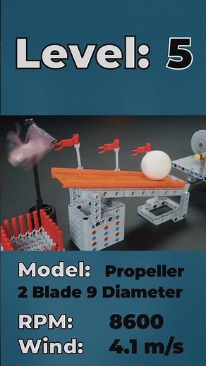 LEGO Propeller vs. Gravity: The Tennis Ball Challenge 🎾🌬️