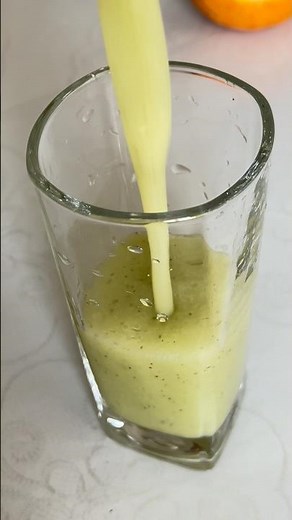 Apple Kiwi Cucumber Smoothie 🍎🥝🥒 | Fresh Detox Drink #asmr #recipe #juice #smoothie#greensmoothie
