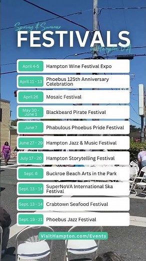 2025 Spring & Summer Festivals