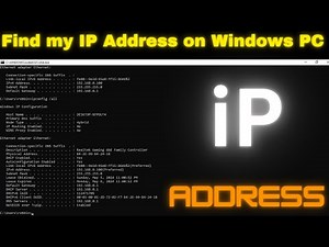 How to Find IP Address in Windows 10 | How to find my IP address