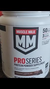 Muscle milk pro series protein supplement