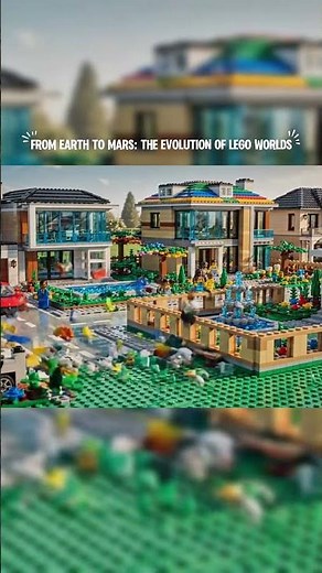 Watch a LEGO world evolve — from a lively zoo, to a humble city, to a futuristic mansion on Mars.