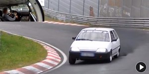 Un Citroën AX 1.4 D de 1993 se marca un 9:55 en Nürburgring