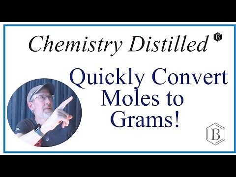 How do I convert from moles to grams?
