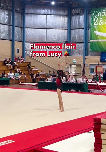 Flamenco Inspired Floor Routine by Lucy