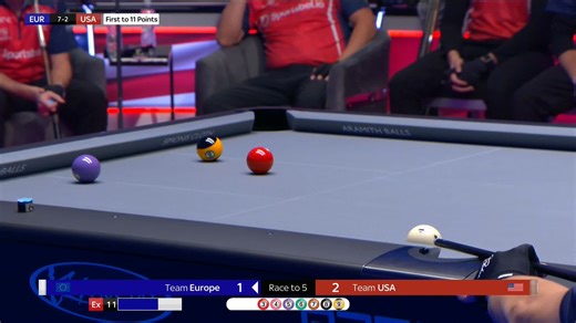 Skyler Woodward... my word 😵‍💫 David Alcaide gets away with one, BIG TIME! 😳 #MosconiCup 🇪🇺 | Matchroom Pool