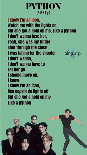 GOT7 - PYTHON Lyrics And Dance Cover #python #got7 #got7_python #lyrics #dance #trending #shorts